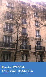 Paris 14e 113 rue Alesia